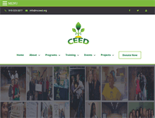 Tablet Screenshot of ncceed.org